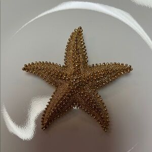 Gold Starfish Home Accent